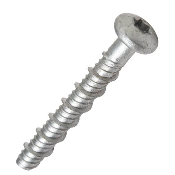 Pan head concrete screw