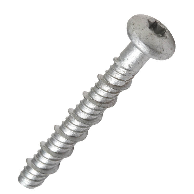 Pan head concrete screw