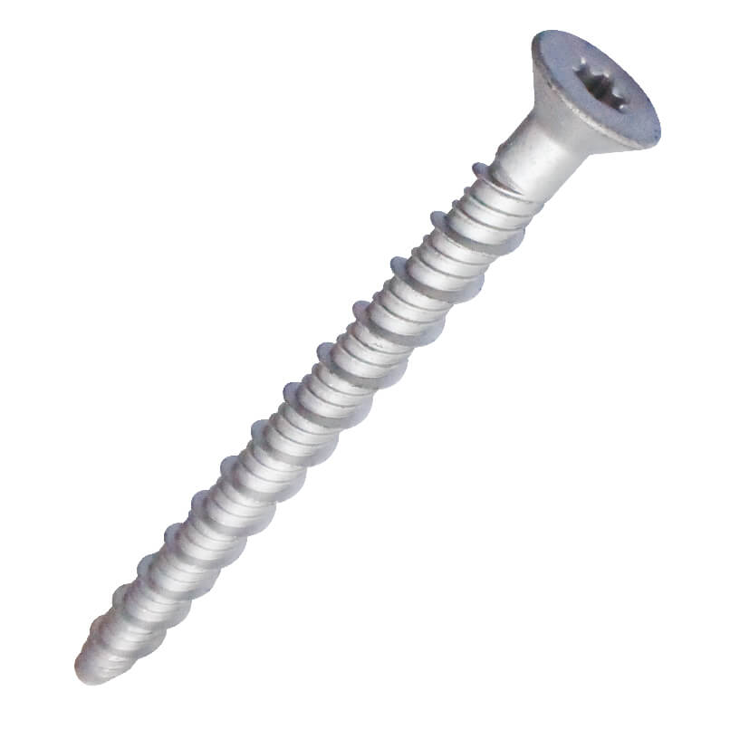 flat concrete screw