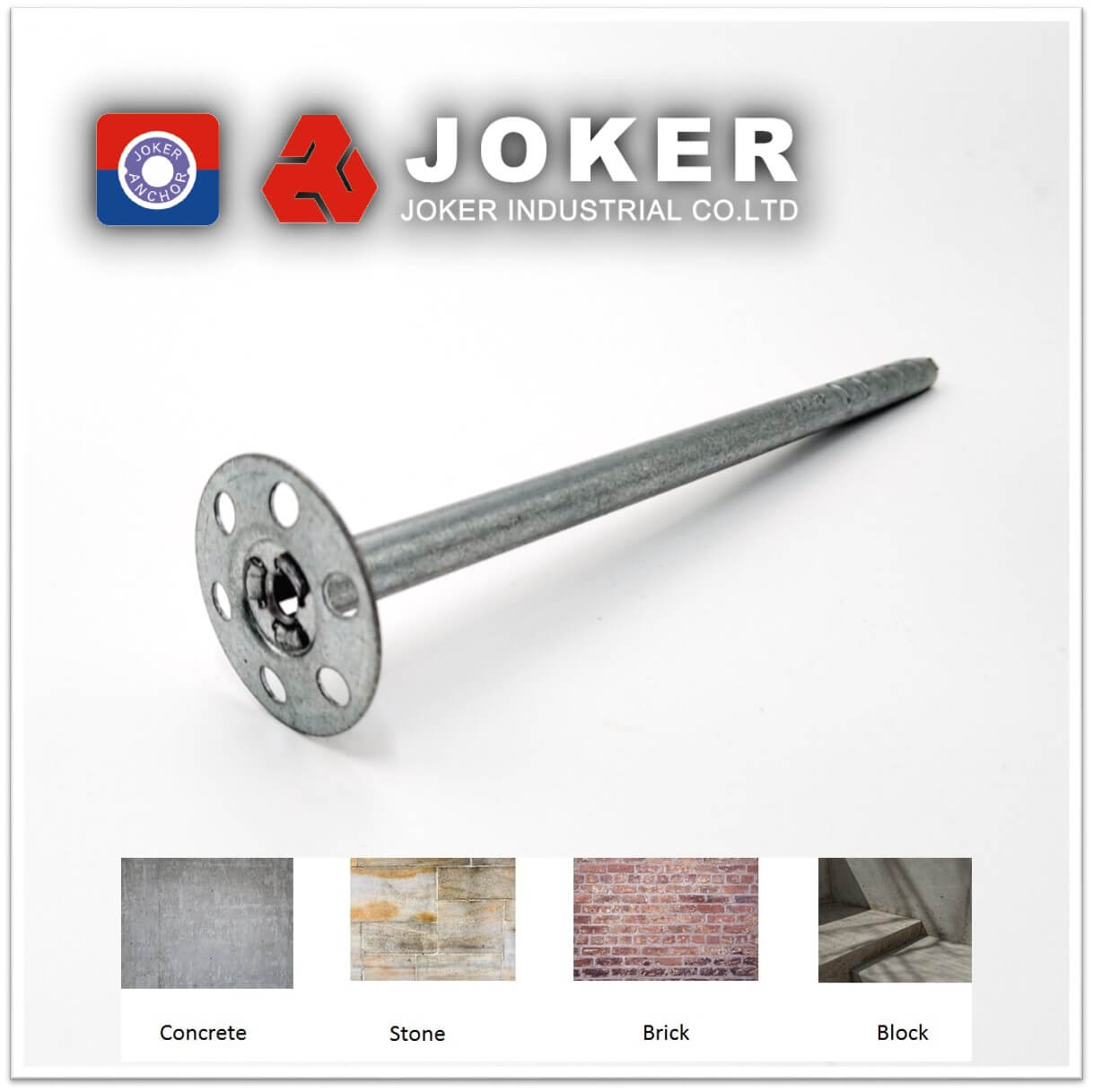 Cheville à expansion metallique, Cheville molly - JOKER INDUSTRIAL CO., LTD